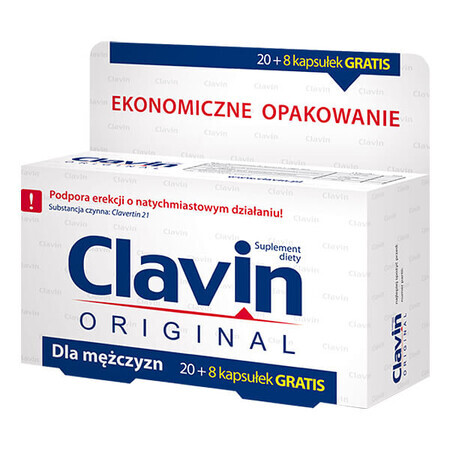 Clavin Original, 20 gélules + 8 gélules gratuites