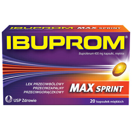 Ibuprom Max Sprint 400 mg, 20 Weichkapseln