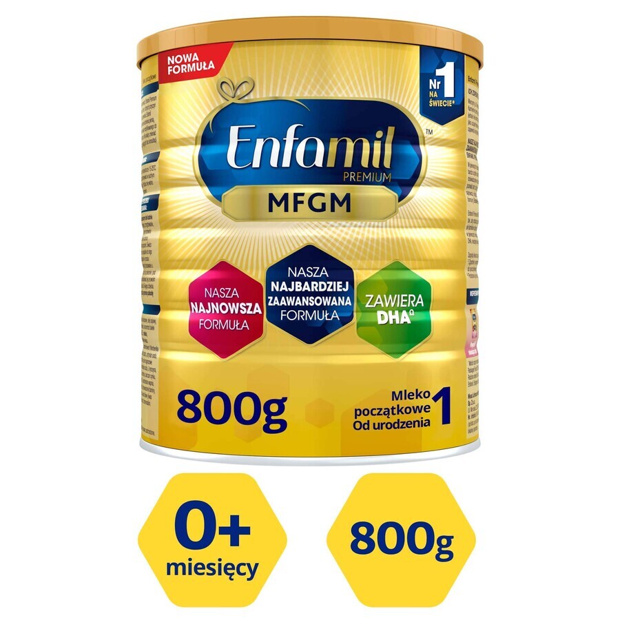 Enfamil Premium MFGM 1, Säuglingsmilch, ab Geburt, 800 g