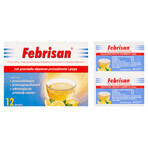 Febrisan (750 mg + 60 mg + 10 mg)/ 5 g, effervescent powder, 12 sachets