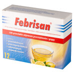 Febrisan (750 mg + 60 mg + 10 mg)/ 5 g, effervescent powder, 12 sachets