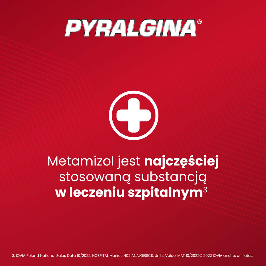 Pyralgina 500 mg, 6 comprimés