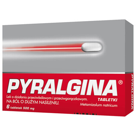 Pyralgina 500 mg, 6 comprimés