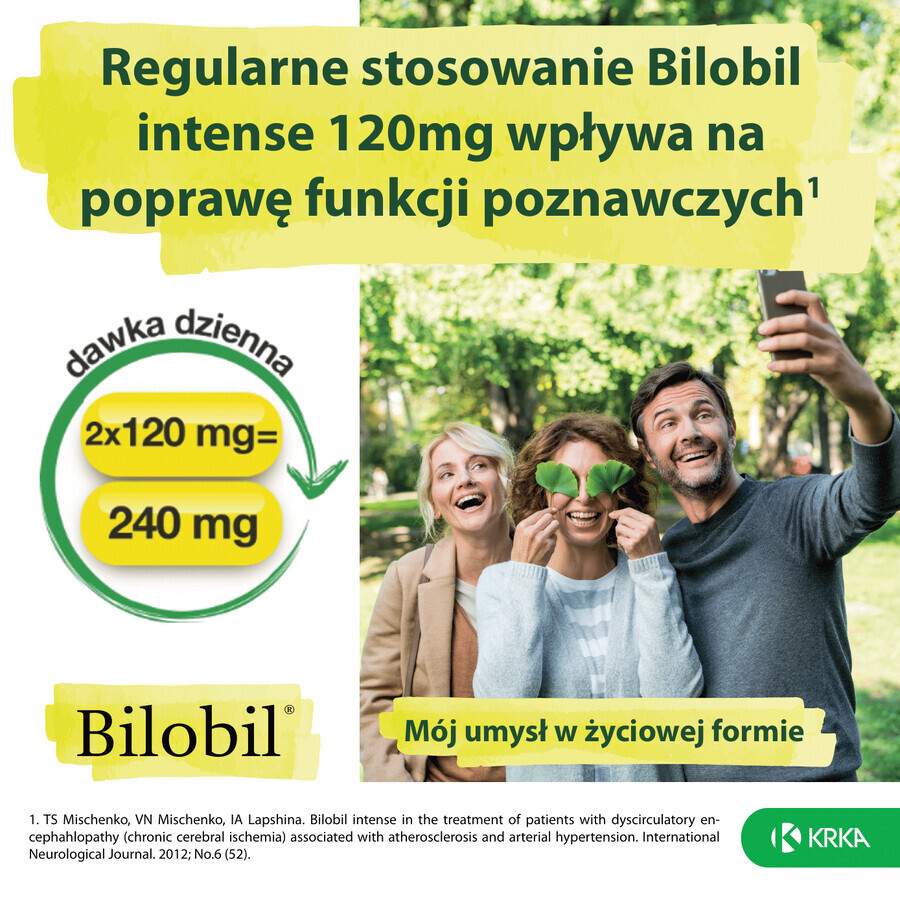 Bilobil Intense 120 mg, 60 Kapseln