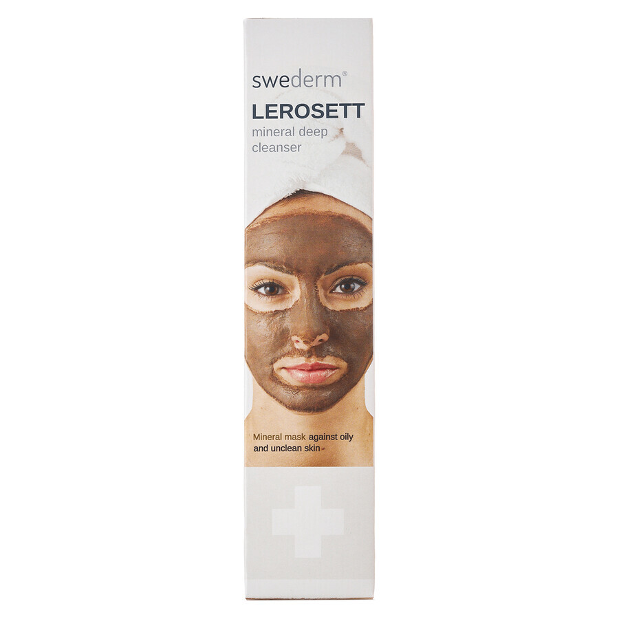 Swederm Lerosett, mascarilla limpiadora, pieles grasas, mixtas y con tendencia acneica, 70 ml