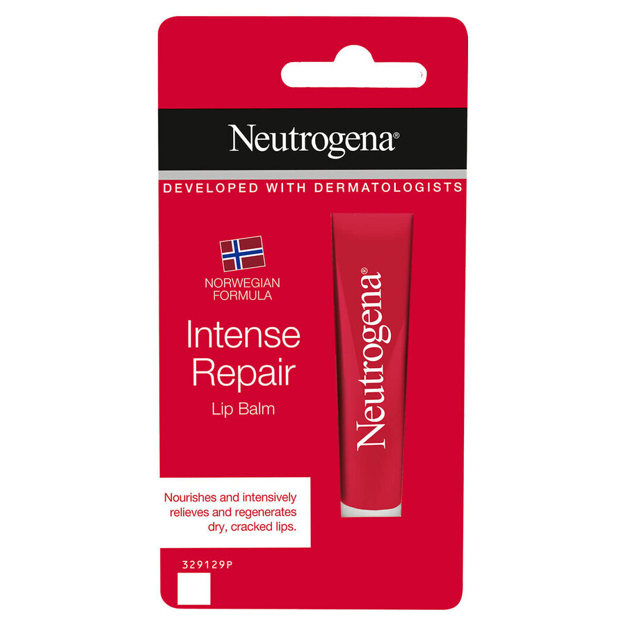 Neutrogena Norwegian Formula, balsamo labbra intensamente rigenerante, 15 ml