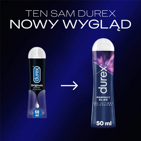 Durex Originals, gel intim siliconic, 50 ml 