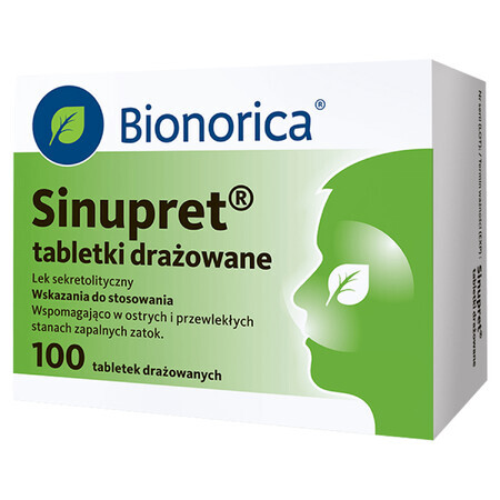 Sinupret, 100 compresse irritate