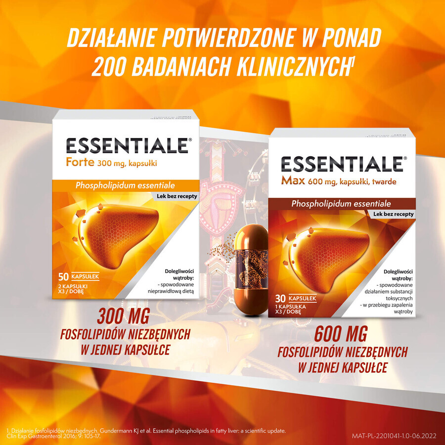 Essentiale Forte 300 mg, 50 Kapseln