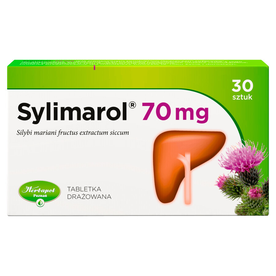 Sylimarol 70 mg, 30 Reizstofftabletten