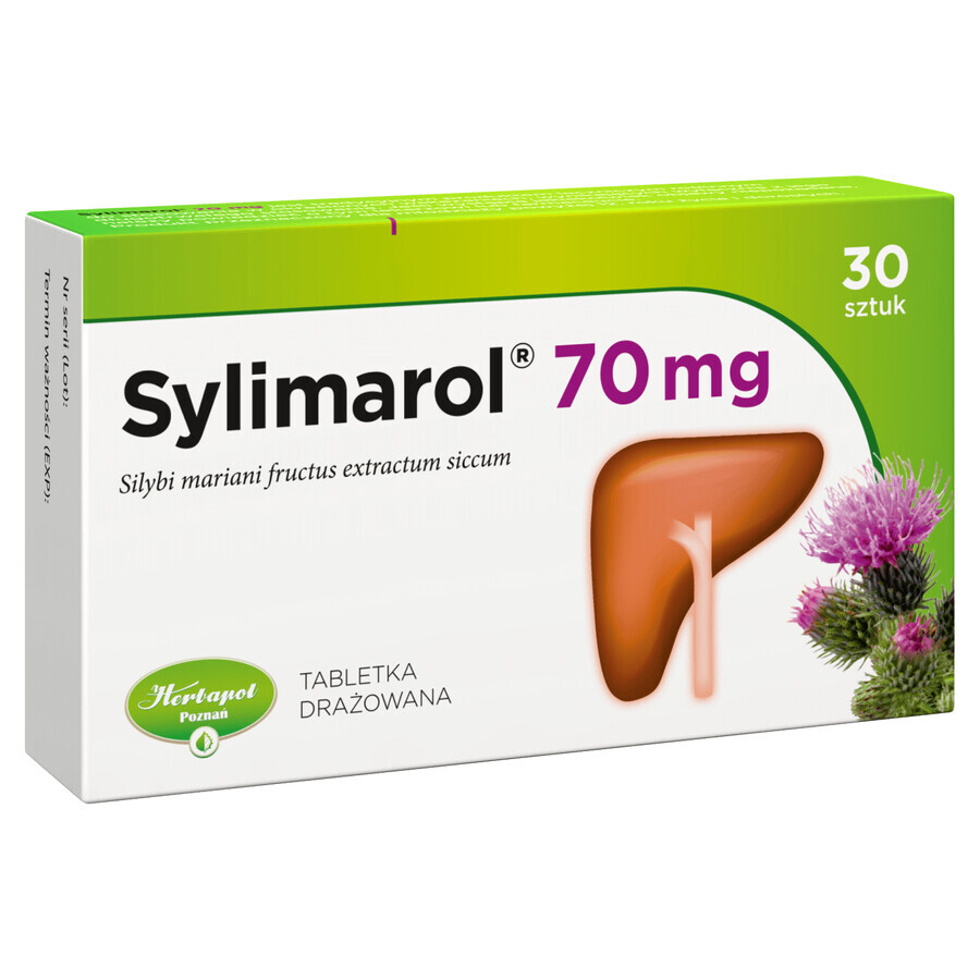 Sylimarol 70 mg, 30 Reizstofftabletten