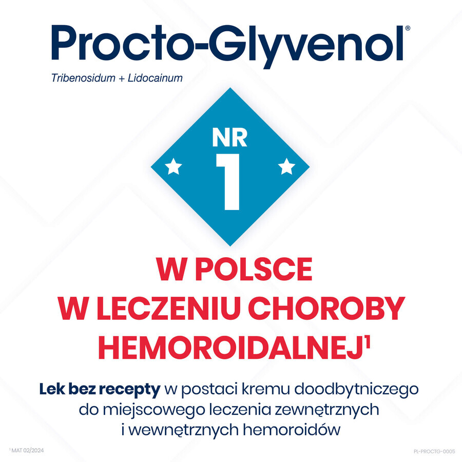 Procto-Glyvenol (50 mg + 20 mg)/g, Rektalsalbe, 30 g