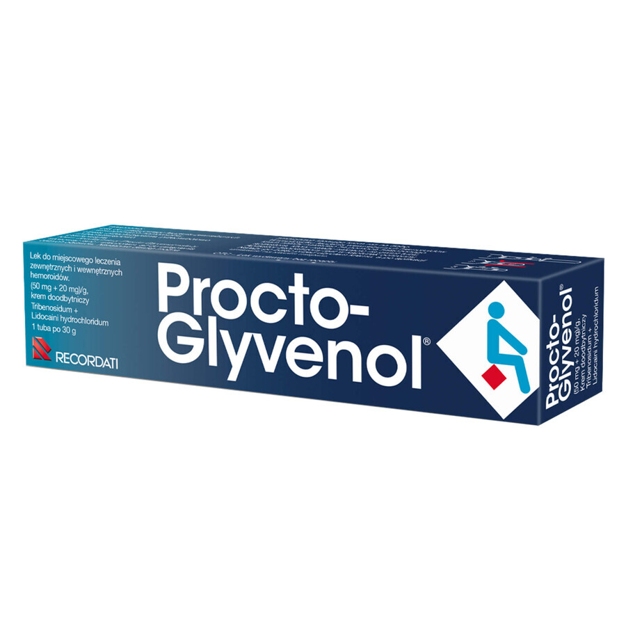 Procto-Glyvenol (50 mg + 20 mg)/g, Rektalsalbe, 30 g