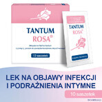 Tantum Rosa 53.2 mg/g, powder for vaginal irrigation solution, 10 sachets