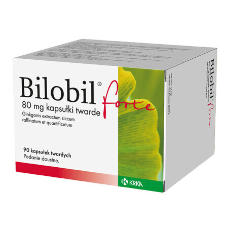 Bilobil Forte 80 mg, 90 Kapseln