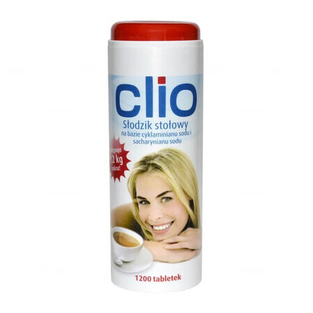 Clio, Tafelsüßstoff, 1200 Tabletten