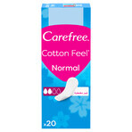 Tampoane sanitare Carefree, extract de bumbac, 20 buc