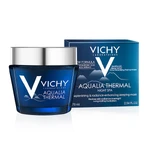 Vichy Aqualia Thermal, gel-cremă de noapte hidratantă și regenerantă, Night Spa,75 ml