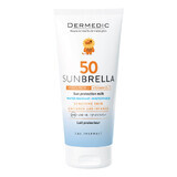 Dermedic Sunbrella Baby, Schutzmilch für Kinder ab 1 Monat, für Gesicht und Körper, empfindliche Haut, SPF 50, 100 ml