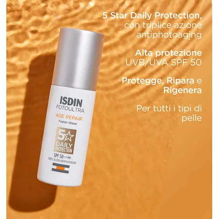 Age Repair Fusion Water, Sonnenschutzfluid, LSF 50, 50 ml, Isdin
