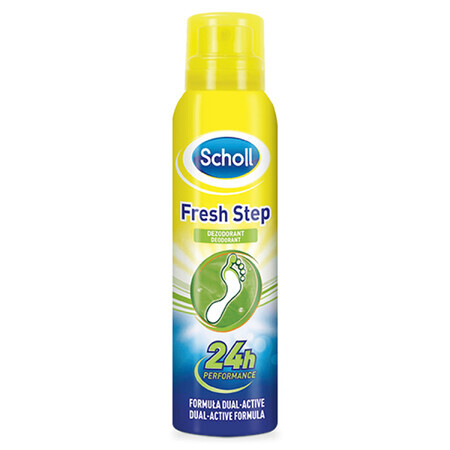 Scholl Fresh Step, foot deodorant with odor neutralization, 150 ml