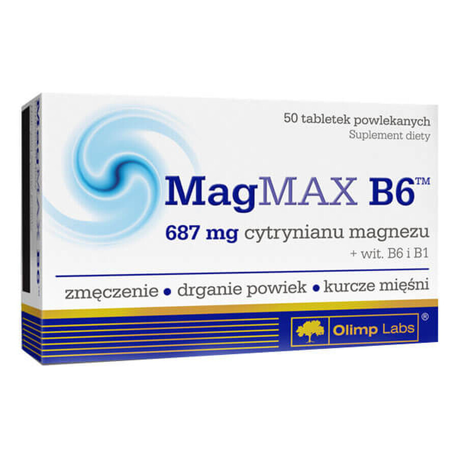 Olimp MagMax B6, 50 Filmtabletten