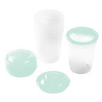 BabyOno, container for food storage, 4 containers of 200 ml + mouth