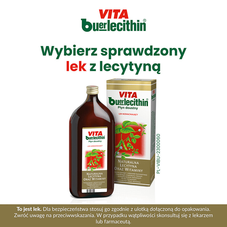 Vita Buerlecithin, flüssig zum Einnehmen, 1000 ml