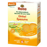 Holle Spelt Biscuits Bio, cereale integrale, după 6 luni, 200 g