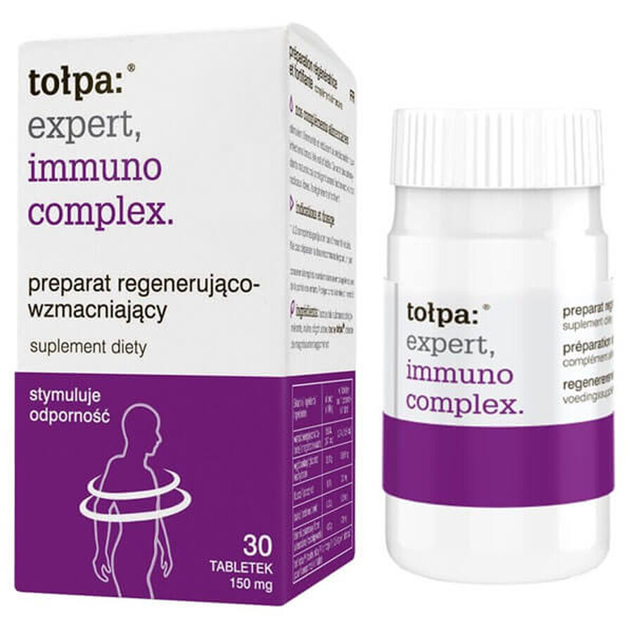 Tołpa Expert Immuno Complex, preparación regeneradora y fortalecedora, 30 comprimidos