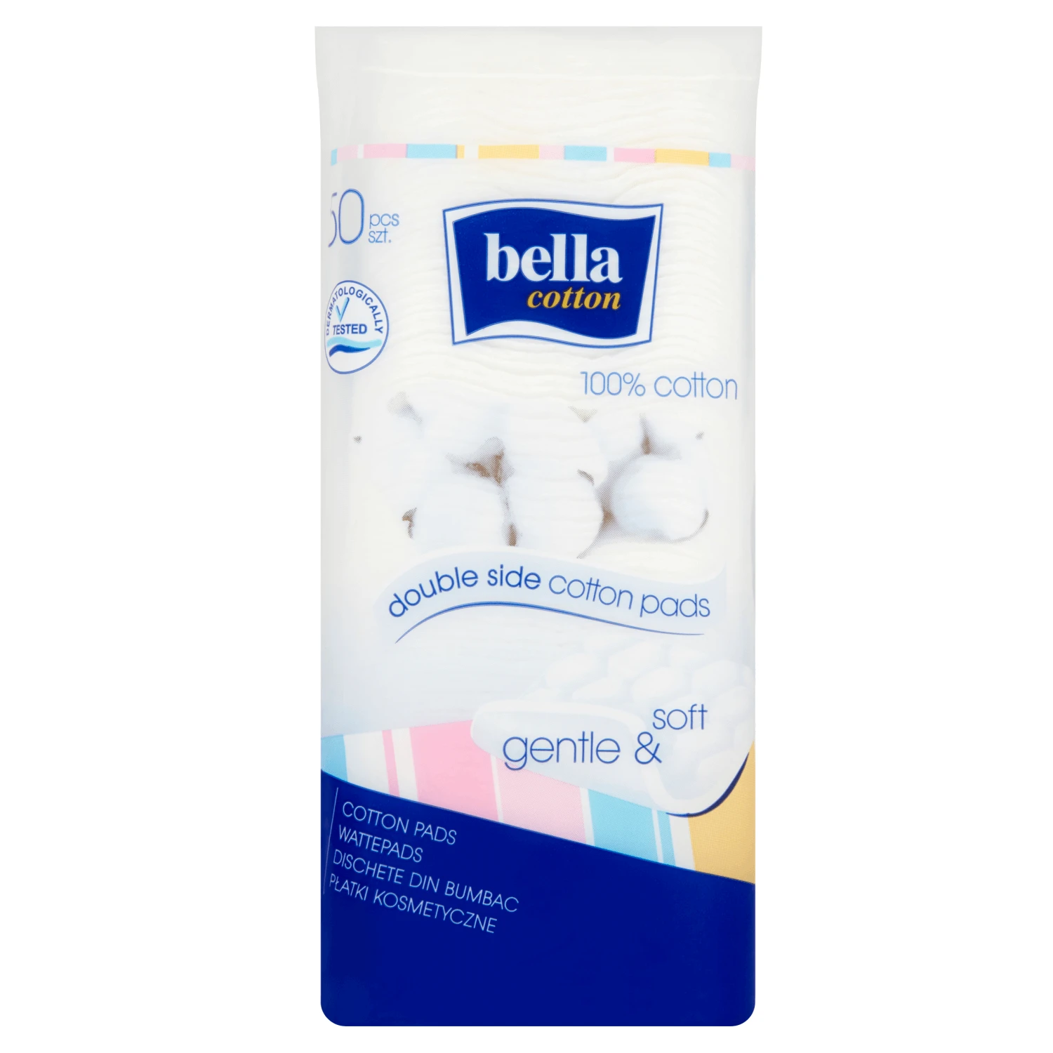 Bella Cotton, Wattepads, quadratisch, 50 Stück