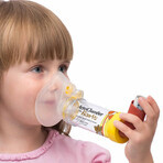 AeroChamber Plus Flow-Vu, inhalatiekamer met masker voor kinderen, 1-5 jaar, Medium, 1 stuk