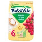 BoboVita Reis-Cerealien, Himbeere, milchfrei, glutenfrei, nach 6 Monaten, 180 g