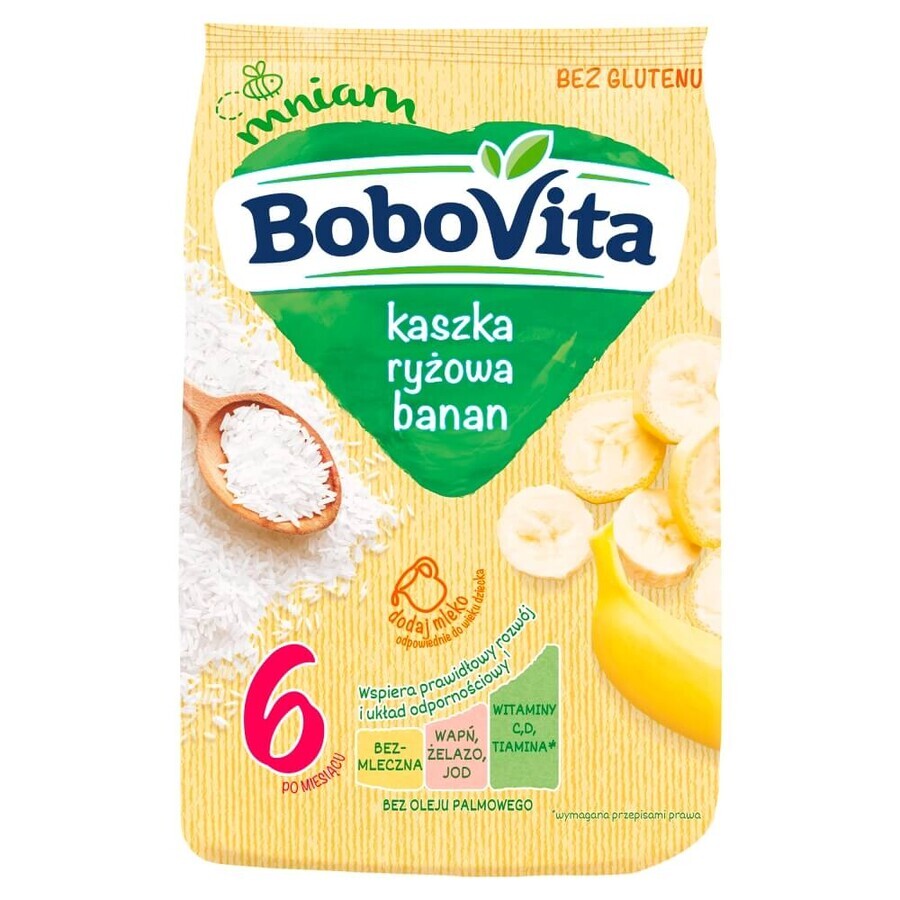 BoboVita Reismüsli, Banane, milchfrei, glutenfrei, nach 6 Monaten, 180 g