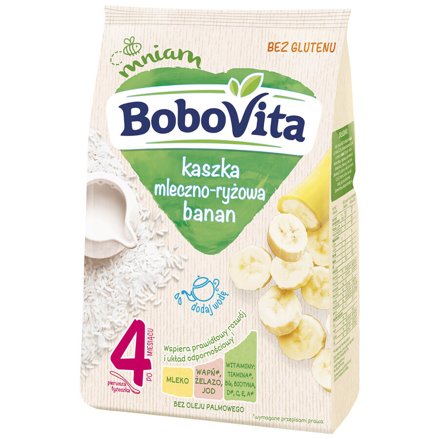 BoboVita Milch-Reis-Brei, Banane, glutenfrei, nach 6 Monaten, 230 g