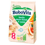 BoboVita Milk and cereal porridge, 4 fruits, after 8 months, 230 g