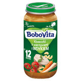 BoboVita Lunch, noodles with vegetables and turkey, after 12 months, 250 g