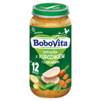 BoboVita Dinner, Gericht mit Huhn und Spinat, nach 12 Monaten, 250 g