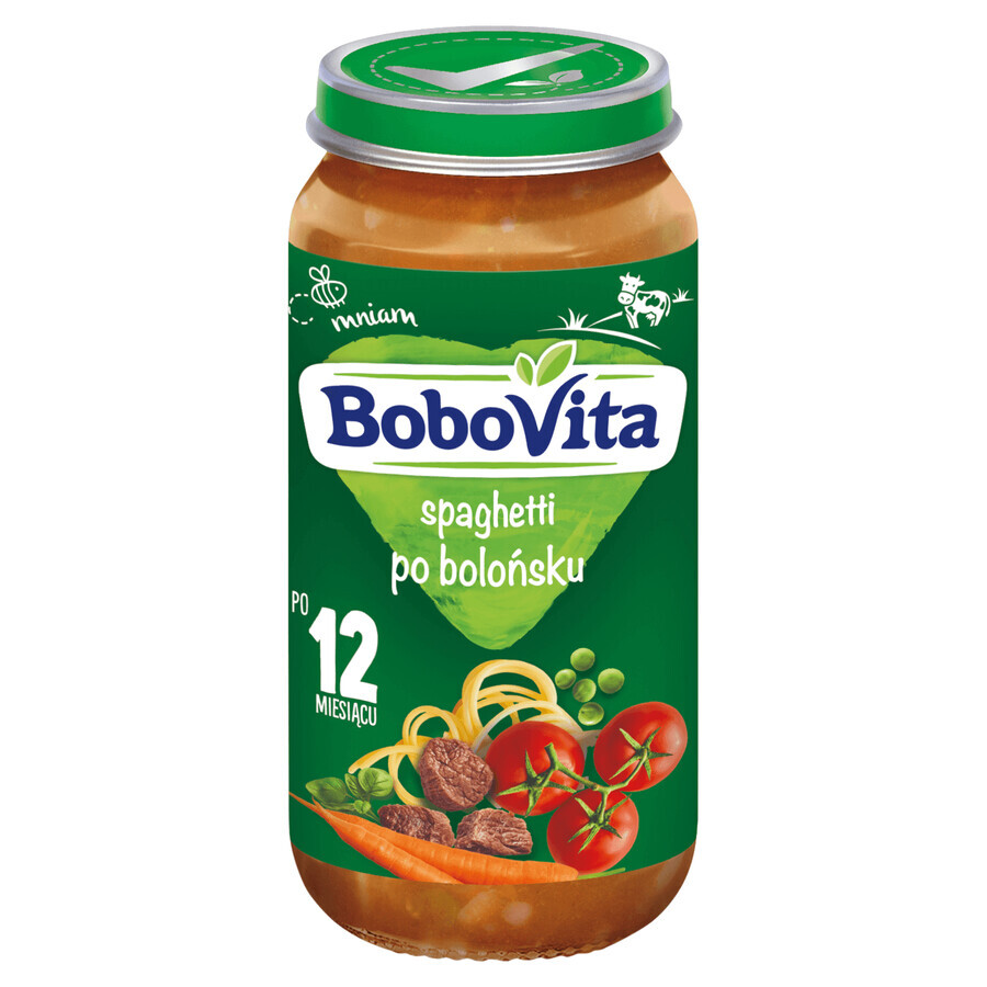 BoboVita Abendessen, Spaghetti Bolognese, nach 12 Monaten, 250 g