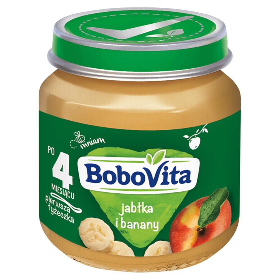 BoboVita Dessert, Apfel und Banane, nach 4 Monaten, 125 g