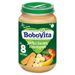 BoboVita Dessert, Apfel und Banane mit Keksen, nach 8 Monaten, 190 g