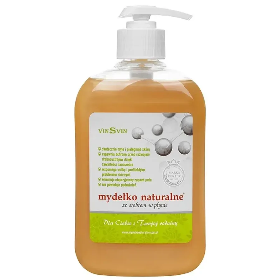VinSvin, flüssige Naturseife mit Nanosilber, 500 ml