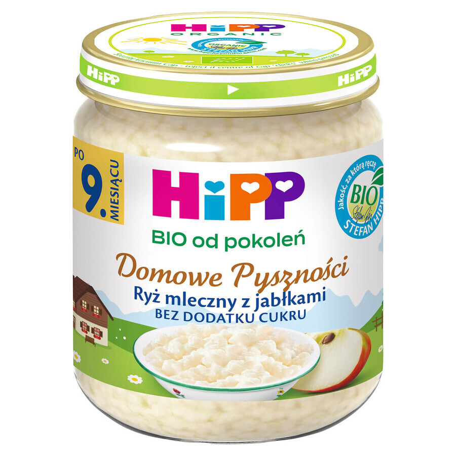 HiPP Homemade Delights Bio, rice milk with apples, after 9 months, 200 g