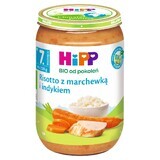 Farfurie HiPP Bio, risotto cu morcovi și curcan, după 7 luni, 220 g