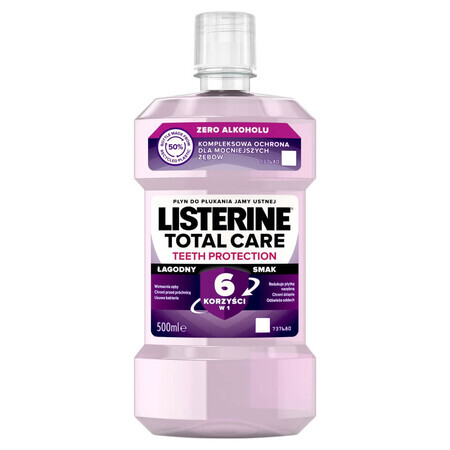 Listerine Total Care Zero, mouthwash, 500 ml