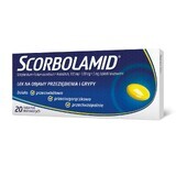 Scorbolamid 300 mg + 100 mg + 5 mg, 20 Reizstofftabletten