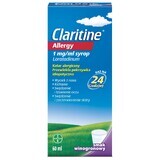 Claritine Allergy 1 mg/ml, almíbar, sabor a uva, 60 ml