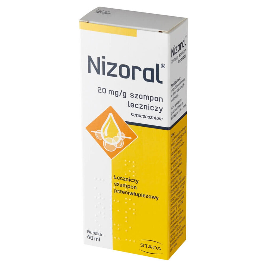 Nizoral 20 mg/g, anti-dandruff shampoo, 60 ml