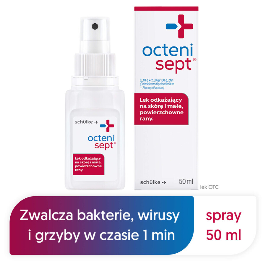 Octenisept (0,10 g + 2 g)/ 100 g, Flüssigkeit, 50 ml