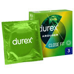 Durex Arouser, geribbelde condooms, 3 stuks